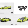 Mini GT 1/64 Lamborghini Huracán LB★WORKS Lime Metallic - GT Hobby Store