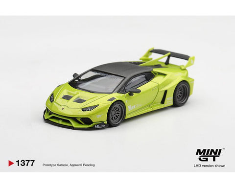 Mini GT 1/64 Lamborghini Huracán LB★WORKS Lime Metallic - GT Hobby Store