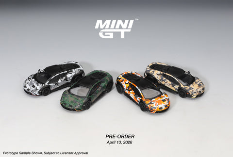 Mini GT 1:64 Lamborghini Huracán Sterrato All Terrain Set of 4 – Special Edition - GT Hobby Store