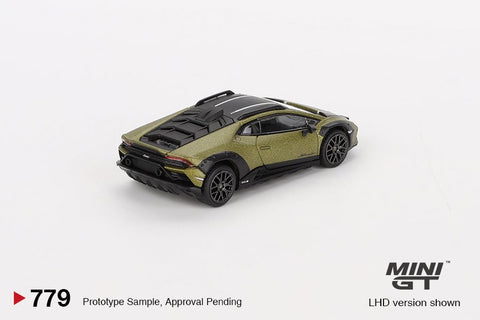 Mini GT 1:64 Lamborghini Huracan Sterrato Verde Gea Matt - GT Hobby Store