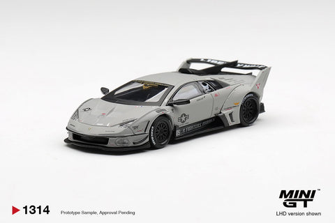 Mini GT 1:64 Lamborghini LB-Silhouette WORKS MURCIELAGO GT Evo Fighter – Grey – Limited Edition - GT Hobby Store