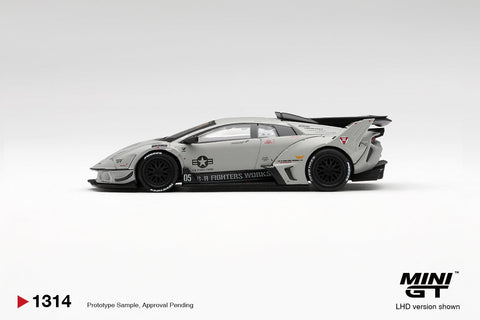 Mini GT 1:64 Lamborghini LB-Silhouette WORKS MURCIELAGO GT Evo Fighter – Grey – Limited Edition - GT Hobby Store