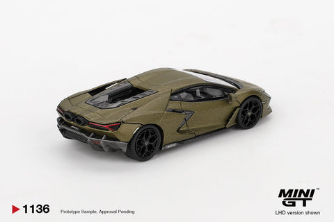 Mini GT 1:64 Lamborghini Revuelto – Verde Gea Matte Green - GT Hobby Store