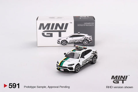 Mini GT 1:64 Lamborghini Urus 2022 Macau GP Official Safety Car - GT Hobby Store