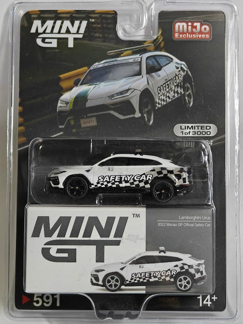 Mini GT 1:64 Lamborghini Urus 2022 Macau GP Official Safety Car - GT Hobby Store