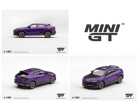 Mini GT 1/64 Lamborghini Urus Performante Viola Pasifae - GT Hobby Store