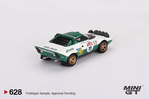 Mini GT 1:64 Lancia Stratos HF 1975 Rally Sanremo Winner 11 - White - GT Hobby Store