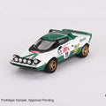Mini GT 1:64 Lancia Stratos HF 1975 Rally Sanremo Winner 11 - White - GT Hobby Store