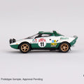 Mini GT 1:64 Lancia Stratos HF 1975 Rally Sanremo Winner 11 - White - GT Hobby Store