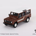 Mini GT 1:64 Land Rover Defender 110 1985 County Station Wagon – Russet Brown - GT Hobby Store