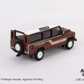 Mini GT 1:64 Land Rover Defender 110 1985 County Station Wagon – Russet Brown - GT Hobby Store