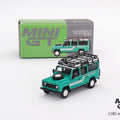 Mini GT 1:64 Land Rover Defender 110 1985 Station Wagon Green - GT Hobby Store