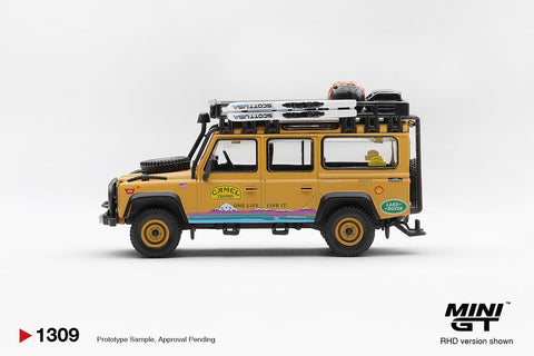 Mini GT 1:64 Land Rover Defender 110 1998 Camel Trophy Tierra del Fuego CT.10 USA - GT Hobby Store
