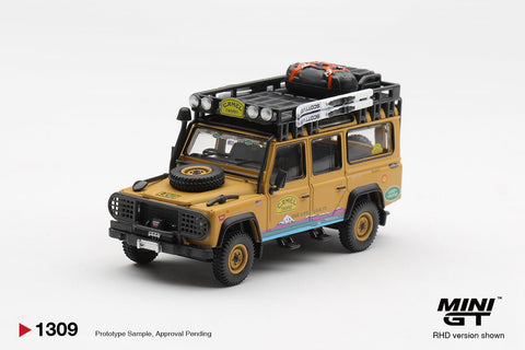Mini GT 1:64 Land Rover Defender 110 1998 Camel Trophy Tierra del Fuego CT.10 USA - GT Hobby Store
