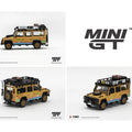 Mini GT 1/64 Land Rover Defender 110 1998 Camel Trophy Tierra del Fuego CT.24 Italy - GT Hobby Store