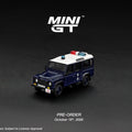Mini GT 1/64 Land Rover Defender 110 Royal HK Police Tai Po District – Blue – Hong Kong Exclusive - GT Hobby Store