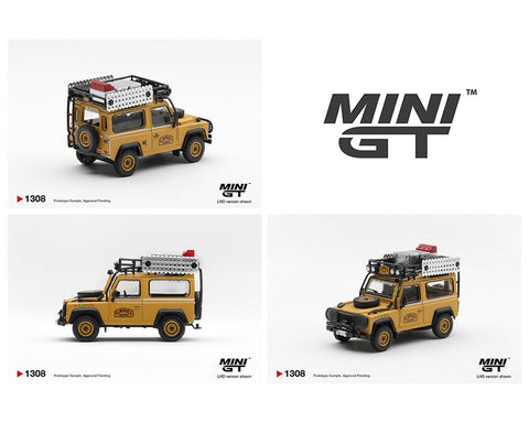Mini GT 1:64 Land Rover Defender 90 1985 Camel Trophy Borneo Team Brazil - GT Hobby Store