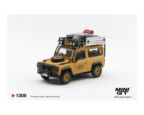 Mini GT 1:64 Land Rover Defender 90 1985 Camel Trophy Borneo Team Brazil - GT Hobby Store