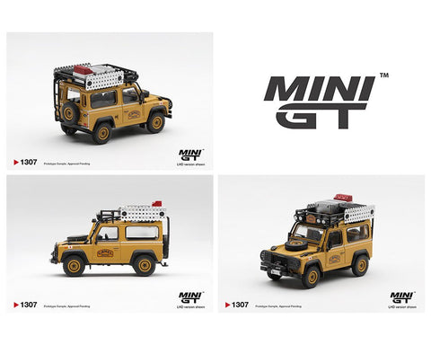 Mini GT 1:64 Land Rover Defender 90 1985 Camel Trophy Borneo Team Japan - GT Hobby Store