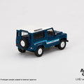 Mini GT 1:64 Land Rover Defender 90 County Wagon (Stratos Blue)(LHD) - GT Hobby Store