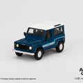 Mini GT 1:64 Land Rover Defender 90 County Wagon (Stratos Blue)(LHD) - GT Hobby Store