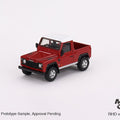 Mini GT 1:64 Land Rover Defender 90 Pickup – Masai Red - GT Hobby Store