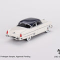Mini GT 1:64 Lincoln Capri 1954 – Arctic White / Atlantic Blue - GT Hobby Store