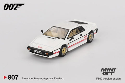 Mini GT 1:64 Lotus Esprit Turbo White “For Your Eyes Only” – English Version Packaging – Limited Edition - GT Hobby Store