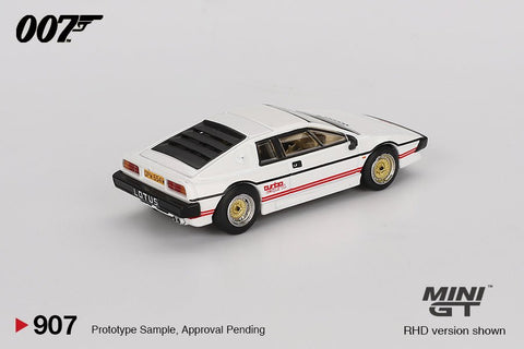 Mini GT 1:64 Lotus Esprit Turbo White “For Your Eyes Only” – English Version Packaging – Limited Edition - GT Hobby Store