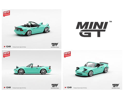 Mini GT 1:64 Mazda MX - 5 (NA) Pandem – Mint Green – Limited Edition - GT Hobby Store