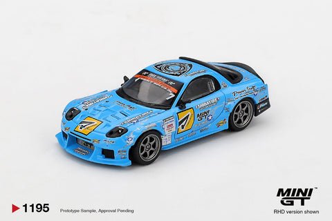 Mini GT 1:64 Mazda RX - 7 RE - Amemiya 2025 D1GP – Blue - GT Hobby Store
