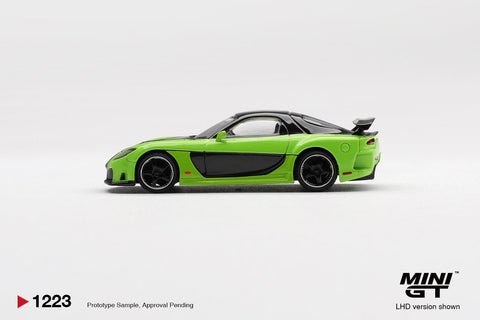 Mini GT 1:64 Mazda RX - 7 VeilSide Fortune7 - Green - GT Hobby Store