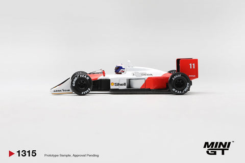 Mini GT 1:64 McLaren MP4/4 11 Alain Prost 1988 Canadian Grand Prix 2nd Place- Limited Edition - GT Hobby Store