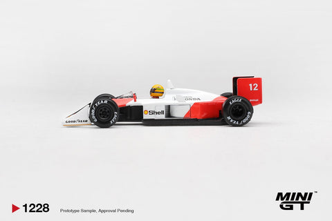 Mini GT 1:64 McLaren MP4/4 12 Ayrton Senna 1988 Canadian Grand Prix Winner – Limited Edition - GT Hobby Store