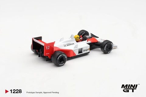 Mini GT 1:64 McLaren MP4/4 12 Ayrton Senna 1988 Canadian Grand Prix Winner – Limited Edition - GT Hobby Store