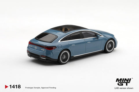 Mini GT 1/64 Mercedes-AMG EQS 53 Blue - GT Hobby Store