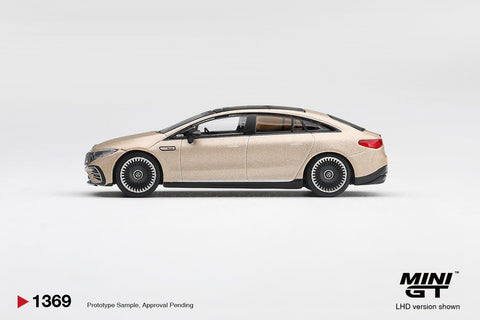Mini GT 1/64 Mercedes-AMG EQS 53 Gold - GT Hobby Store