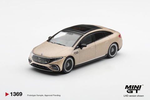 Mini GT 1/64 Mercedes-AMG EQS 53 Gold - GT Hobby Store