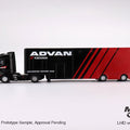 Mini GT 1:64 Mercedes - Benz Actros w/ Racing Transporter “ADVAN” - GT Hobby Store