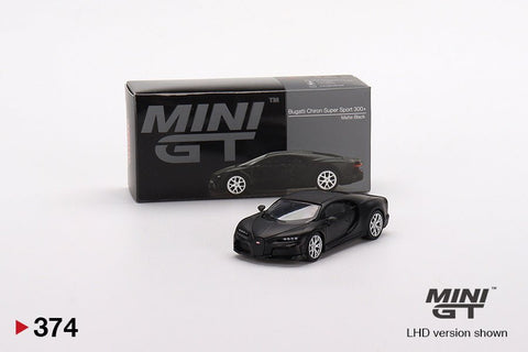 Mini GT 1:64 Mijo Bugatti Chiron Super Sport 300+ Matte Black - GT Hobby Store