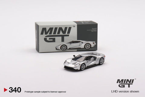 Mini GT 1:64 MiJo Ford GT Ingot Silver - GT Hobby Store
