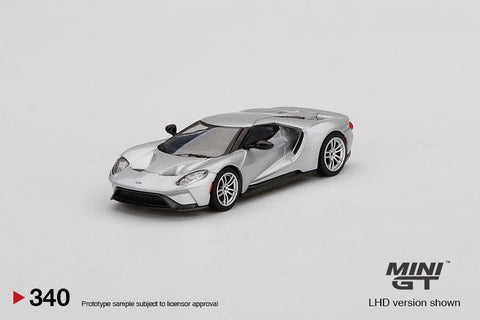 Mini GT 1:64 MiJo Ford GT Ingot Silver - GT Hobby Store