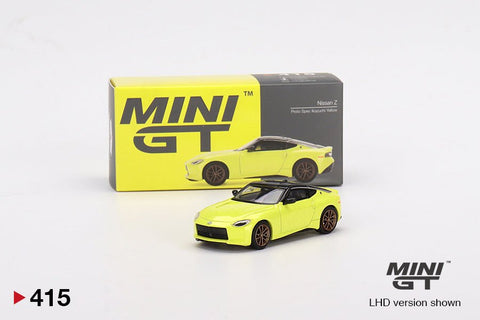 Mini GT 1:64 Mijo Nissan Z Proto Spec 2023 Ikazuchi Yellow - GT Hobby Store
