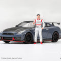 Mini GT 1/64 Nissan GT-R Nismo 2024 Tsukuba Production Car Lap Record W / Matsuda Figure Tsugio Matsuda Collection - GT Hobby Store