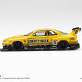 Mini GT 1:64 Nissan LB - ER34 Super Silhouette SKYLINE Sport Yellow - GT Hobby Store