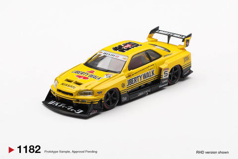 Mini GT 1:64 Nissan LB - ER34 Super Silhouette SKYLINE Sport Yellow - GT Hobby Store