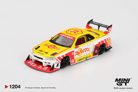 Mini GT 1:64 Nissan LB - ER34 Super Silhouette SKYLINE Suppaiman Okinawa - GT Hobby Store