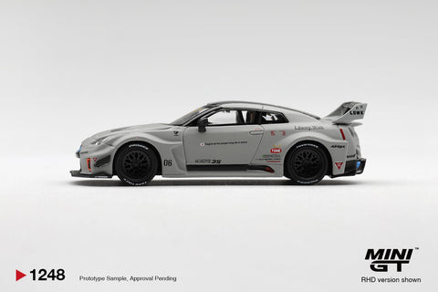 Mini GT 1:64 Nissan LB - Silhouette WORKS GT 35GT - RR Ver.1 – Matt Grey – Limited Edition - GT Hobby Store