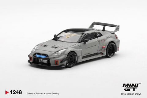 Mini GT 1:64 Nissan LB - Silhouette WORKS GT 35GT - RR Ver.1 – Matt Grey – Limited Edition - GT Hobby Store