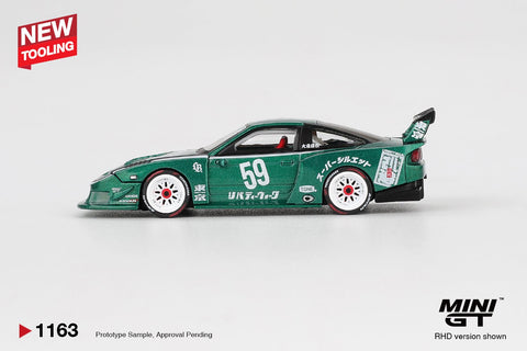 Mini GT 1:64 Nissan LB - Super Silhouette 180SX 2026 TAS – Green - GT Hobby Store